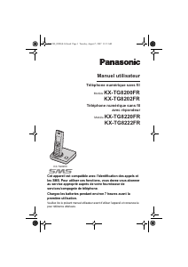 Mode d’emploi Panasonic KX-TG8200FR Téléphone sans fil