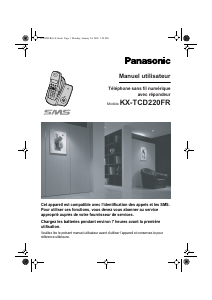 Mode d’emploi Panasonic KX-TCD220FR Téléphone sans fil