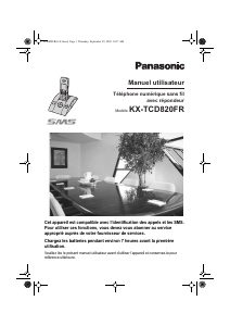 Mode d’emploi Panasonic KX-TCD820FR Téléphone sans fil