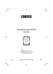 Bruksanvisning Zanussi ZJ 1218 Tvättmaskin