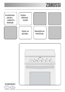 Vadovas Zanussi ZCM550NW1 Diapazonas