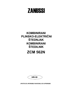 Priročnik Zanussi ZCM562NM Obseg
