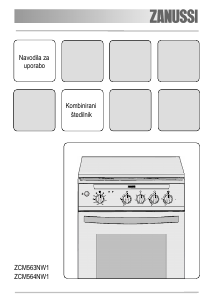 Priročnik Zanussi ZCM563NW1 Obseg