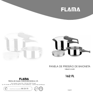 Manual Flama 162FL Panela pressão