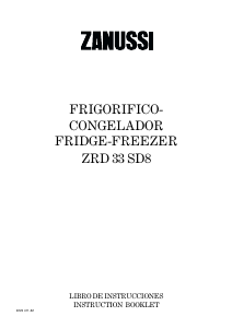 Manual Zanussi ZRD33SD8 Fridge-Freezer