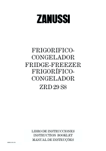 Manual de uso Zanussi ZRD29S8 Frigorífico combinado