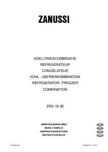 Bruksanvisning Zanussi ZRD18JB Kyl-frys
