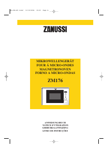 Handleiding Zanussi ZM176X Magnetron