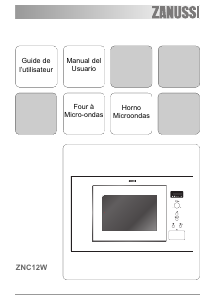 Manual de uso Zanussi ZNC12W Microondas