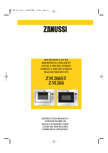 Bedienungsanleitung Zanussi ZM266STW Mikrowelle