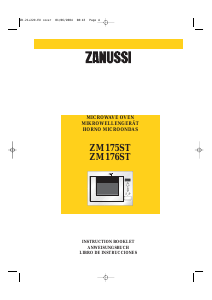 Manual Zanussi ZM176STW Microwave
