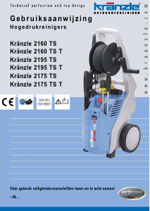 Handleiding Kranzle 2195 TS Hogedrukreiniger