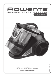 Handleiding Rowenta RO8123 Silence Force Extreme Cyclonic Stofzuiger