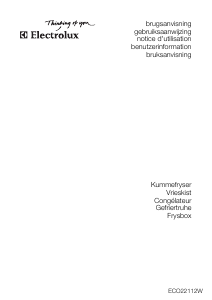 Bedienungsanleitung Electrolux ECO22112W Gefrierschrank