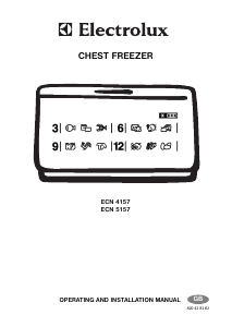 Manual Electrolux ECN4157 Freezer