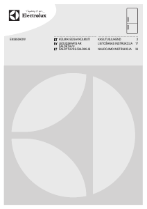 Rokasgrāmata Electrolux EN3850AOW Ledusskapis ar saldētavu