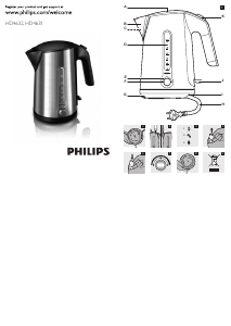 Handleiding Philips HD4631 Waterkoker