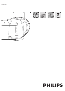 Manual Philips HD4646 Kettle