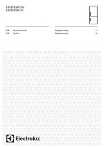 Bruksanvisning Electrolux EN3615MOX Kyl-frys