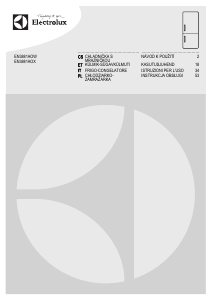 Manuale Electrolux EN3881AOX Frigorifero-congelatore