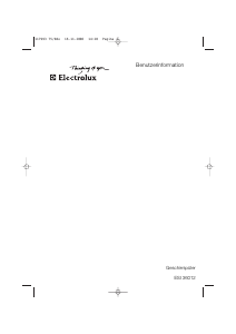 Bedienungsanleitung Electrolux ESI36012B Geschirrspüler