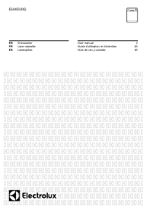 Manual de uso Electrolux EI24ID30QS5B Lavavajillas