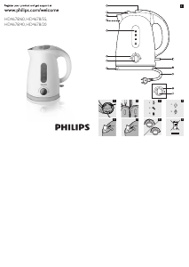 Manual Philips HD4678 Jarro eléctrico