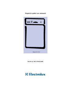 Manual Electrolux ESI4142X Maşină de spălat vase