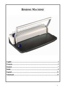 Handleiding Pavo Smartmaster 2 Inbindmachine