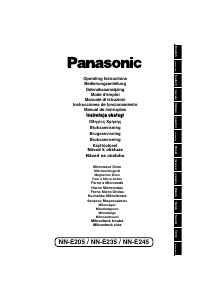 Manual de uso Panasonic NN-E235MBEPG Microondas