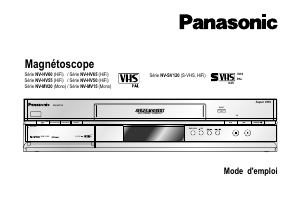 Mode d’emploi Panasonic NV-SV120 Magnétoscope