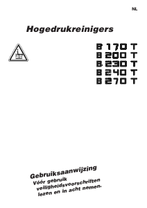 Handleiding Kranzle B 170 T Hogedrukreiniger