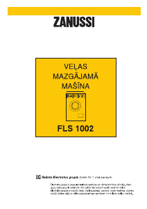 Rokasgrāmata Zanussi FLS 1002 V Veļas mašīna