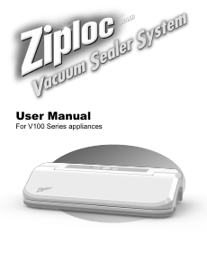 Handleiding Ziploc V100 Vacumeermachine