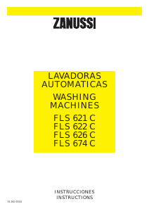 Manual Zanussi FLS 626 C Washing Machine