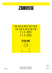 Bruksanvisning Zanussi FLS 1292 Vaskemaskin