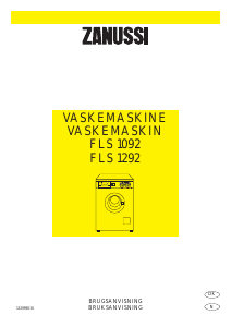 Bruksanvisning Zanussi FLS 1092 Vaskemaskin