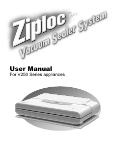 Manual Ziploc V250 Vacuum Sealer