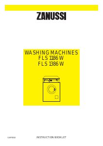 Manual Zanussi FLS 1386 W Washing Machine