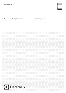 Manuale Electrolux TW5460F Asciugatrice