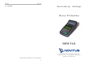 Instrukcja Novitus Mini Tax Kasa