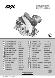 Manuale Skil 5855 AE Sega circolare