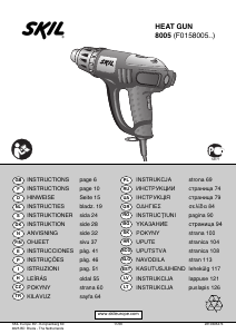 Brugsanvisning Skil 8005 MA Varmluftpistol