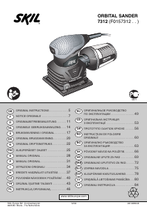 Manual Skil 7312 AA Lixadeira vibratória