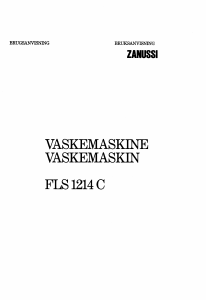Bruksanvisning Zanussi FLS 1214 C Vaskemaskin