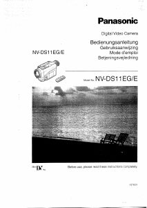 Brugsanvisning Panasonic NV-DS11EG Videokamera