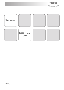 Manual Zanussi-Electrolux ZOU370X Oven