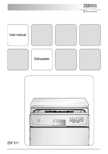 Manual Zanussi-Electrolux ZDF511 Dishwasher