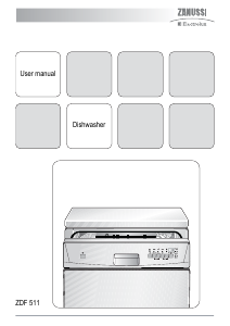 Handleiding Zanussi-Electrolux ZDF511S Vaatwasser