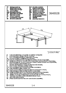 Mode d’emploi JYSK Jysted Table basse